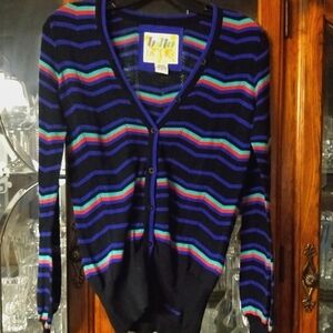 BILLABONG Striped Cardigan Sweater